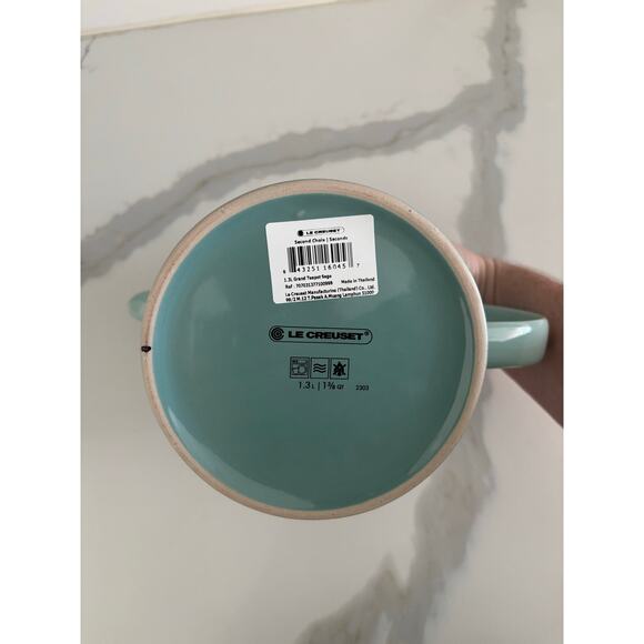 LE CREUSET 1.3L GRAND TEAPOT RETIRED COLOR- SAGE NEW - Picture 6 of 7